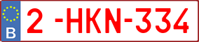 Truck License Plate